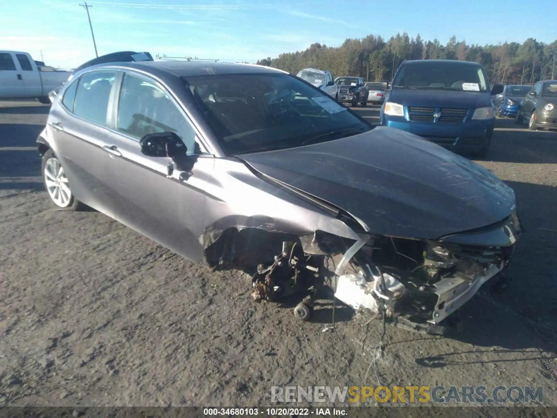 1 Photograph of a damaged car 4T1R11AK7NU662602 TOYOTA CAMRY 2022