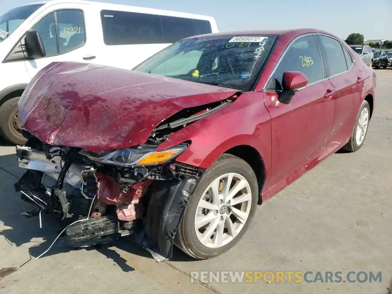 2 Photograph of a damaged car 4T1R11AK8NU671907 TOYOTA CAMRY 2022