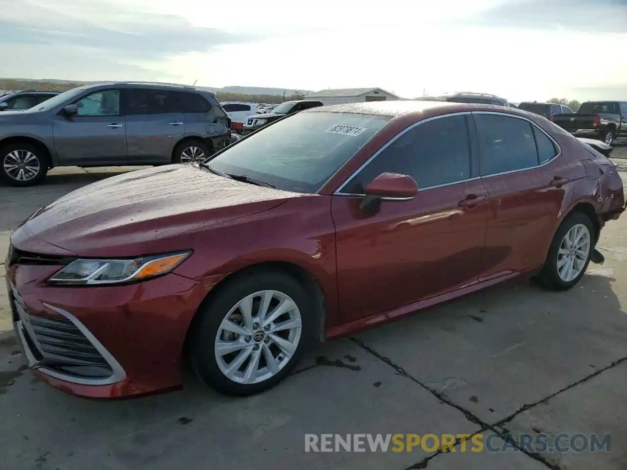 1 Photograph of a damaged car 4T1R11AKXNU049888 TOYOTA CAMRY 2022