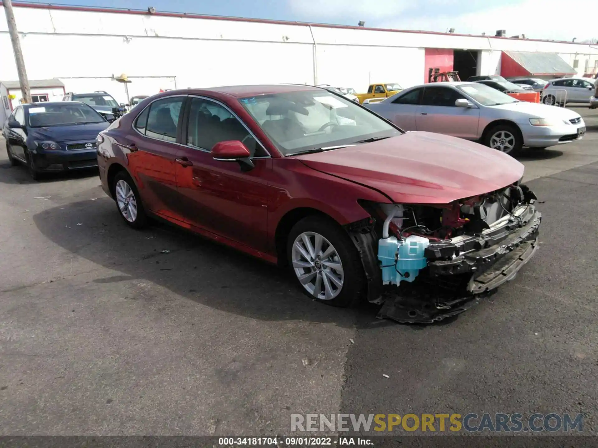 1 Photograph of a damaged car 4T1R11AKXNU657152 TOYOTA CAMRY 2022