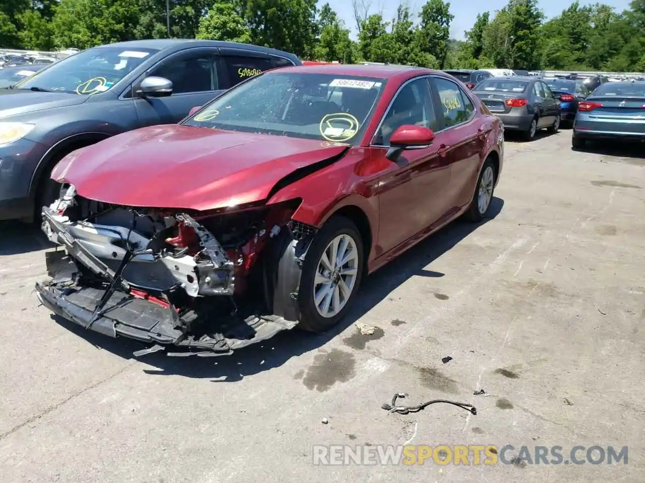 2 Photograph of a damaged car 4T1R11BK3NU056969 TOYOTA CAMRY 2022