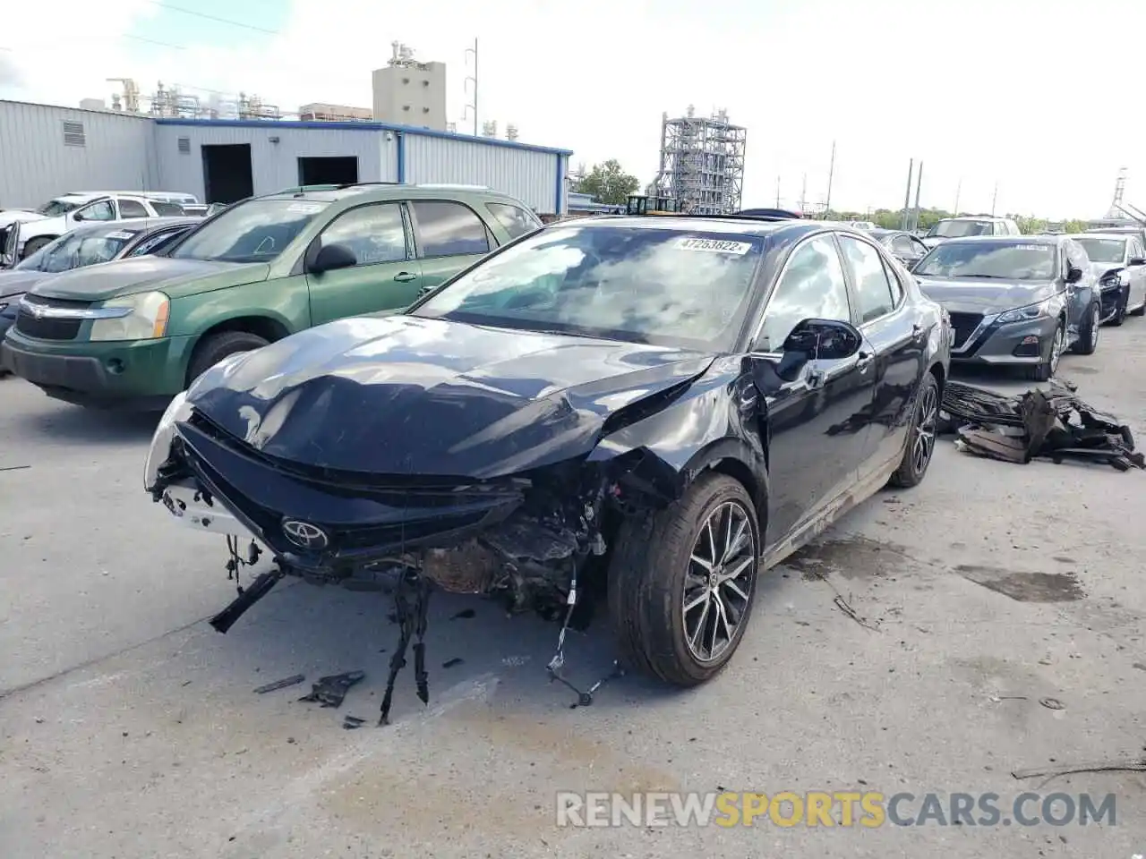 2 Photograph of a damaged car 4T1S11AK2NU048347 TOYOTA CAMRY 2022