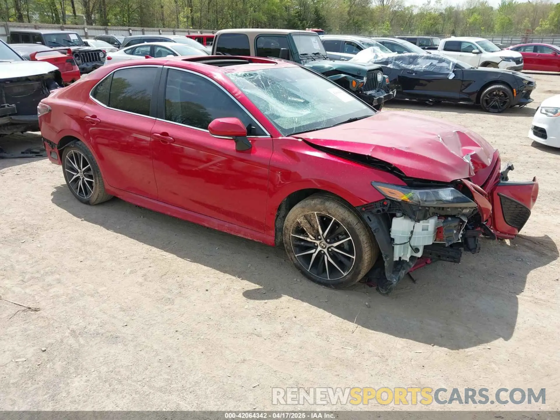 1 Photograph of a damaged car 4T1S11AK4NU053520 TOYOTA CAMRY 2022