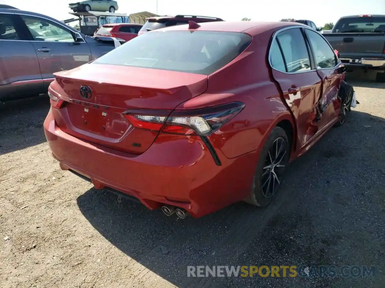 4 Photograph of a damaged car 4T1S11AK8NU050538 TOYOTA CAMRY 2022