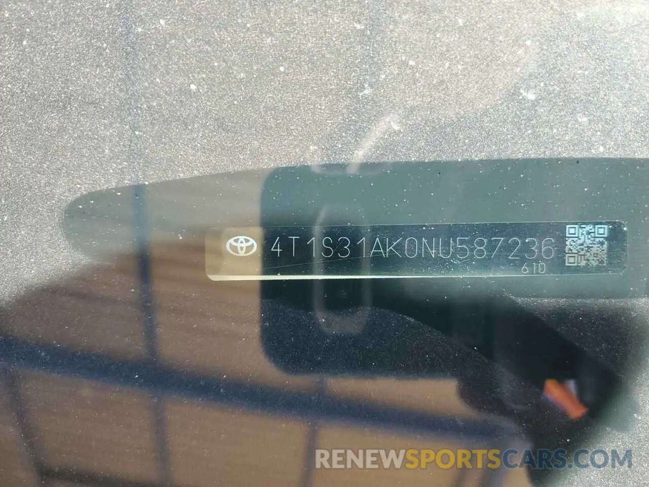 14 Photograph of a damaged car 4T1S31AK0NU587236 TOYOTA CAMRY 2022