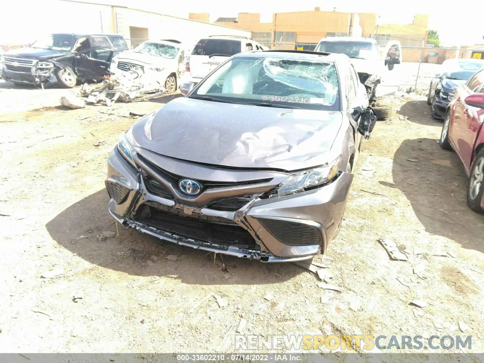 6 Photograph of a damaged car 4T1S31AK2NU587853 TOYOTA CAMRY 2022