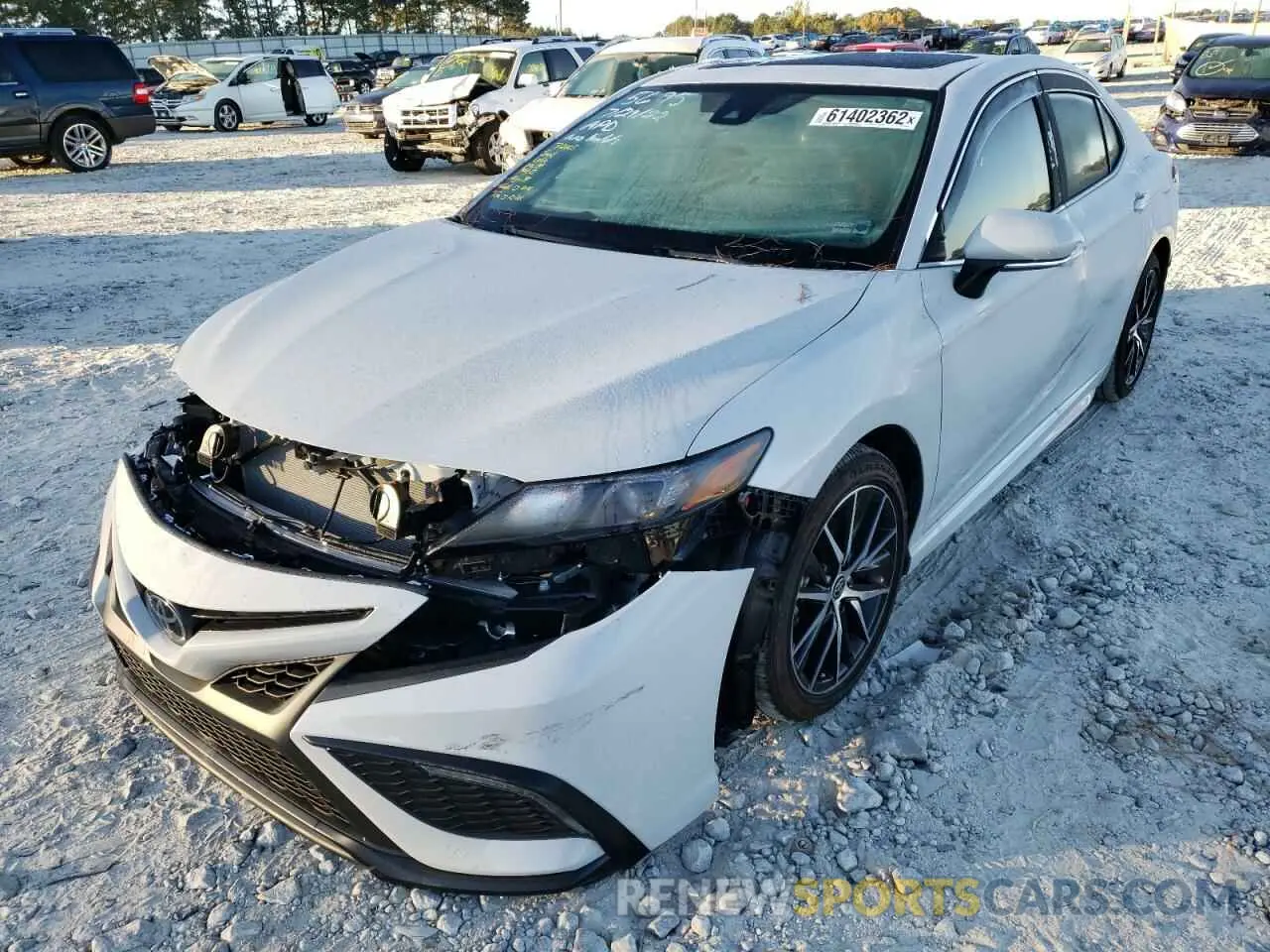 2 Photograph of a damaged car 4T1T11AK1NU056301 TOYOTA CAMRY 2022