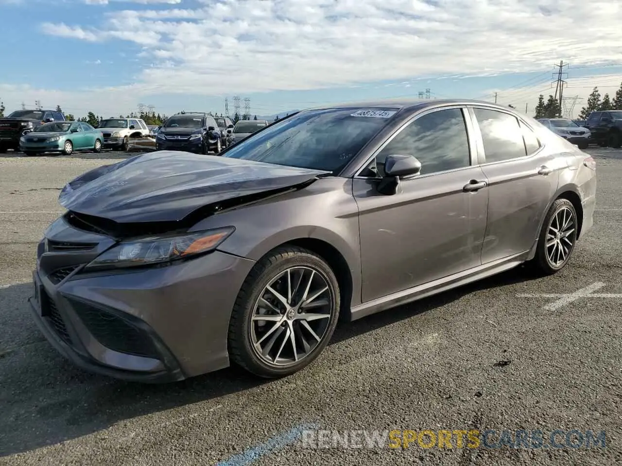 1 Photograph of a damaged car 4T1T11AK1NU688019 TOYOTA CAMRY 2022