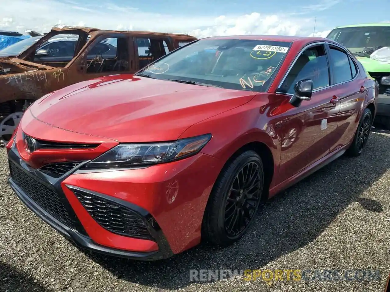 2 Photograph of a damaged car 4T1T11AK5NU052865 TOYOTA CAMRY 2022