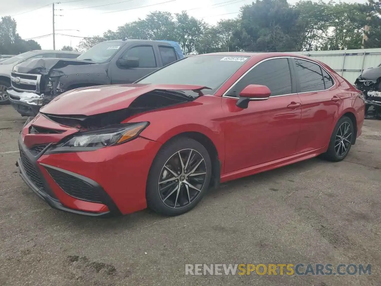 1 Photograph of a damaged car 4T1T11AK5NU498983 TOYOTA CAMRY 2022