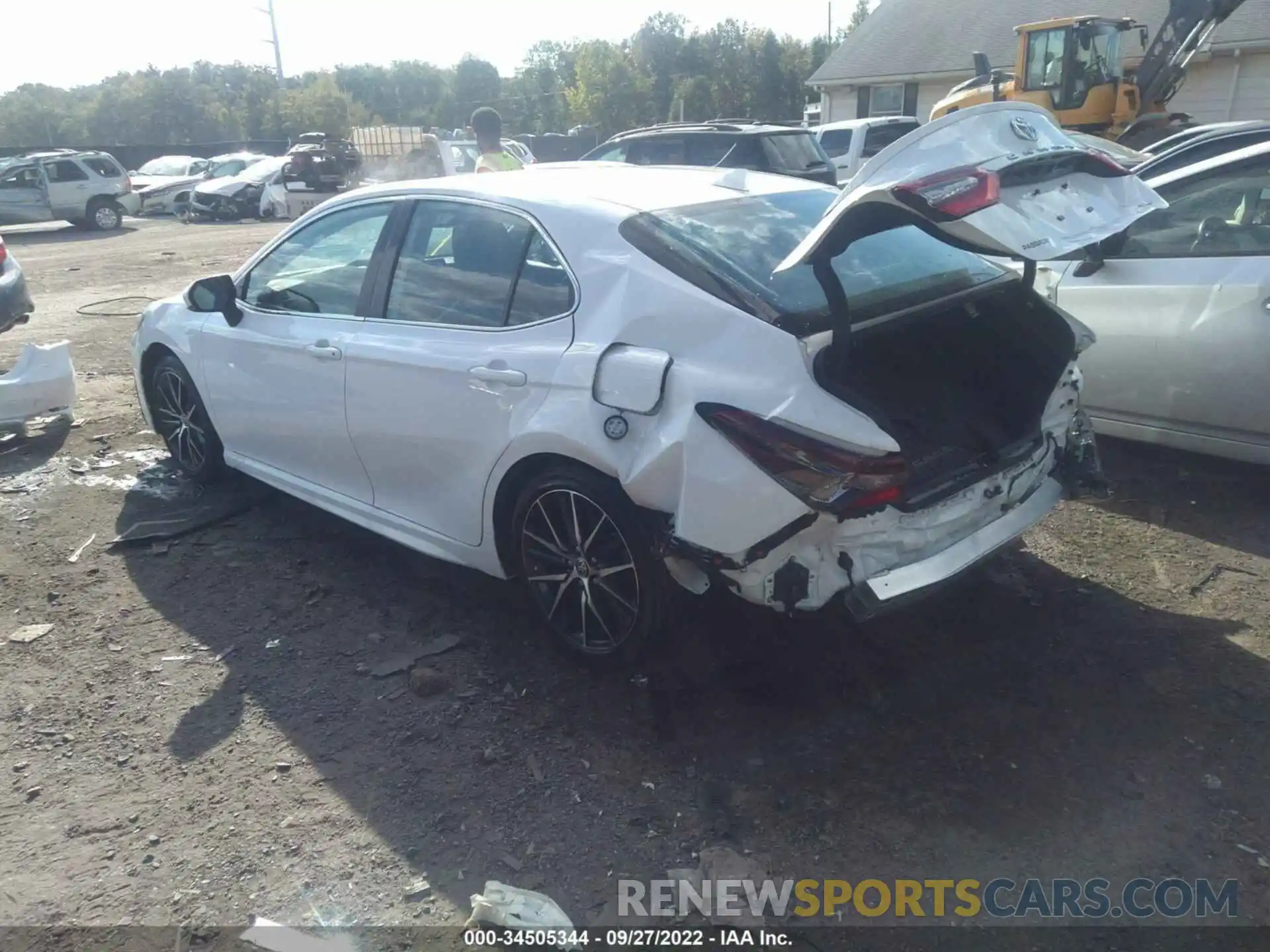 3 Photograph of a damaged car 4T1T11AK6NU659504 TOYOTA CAMRY 2022