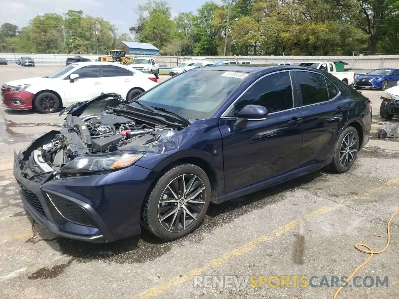 1 Photograph of a damaged car 4T1T11AK6NU672205 TOYOTA CAMRY 2022