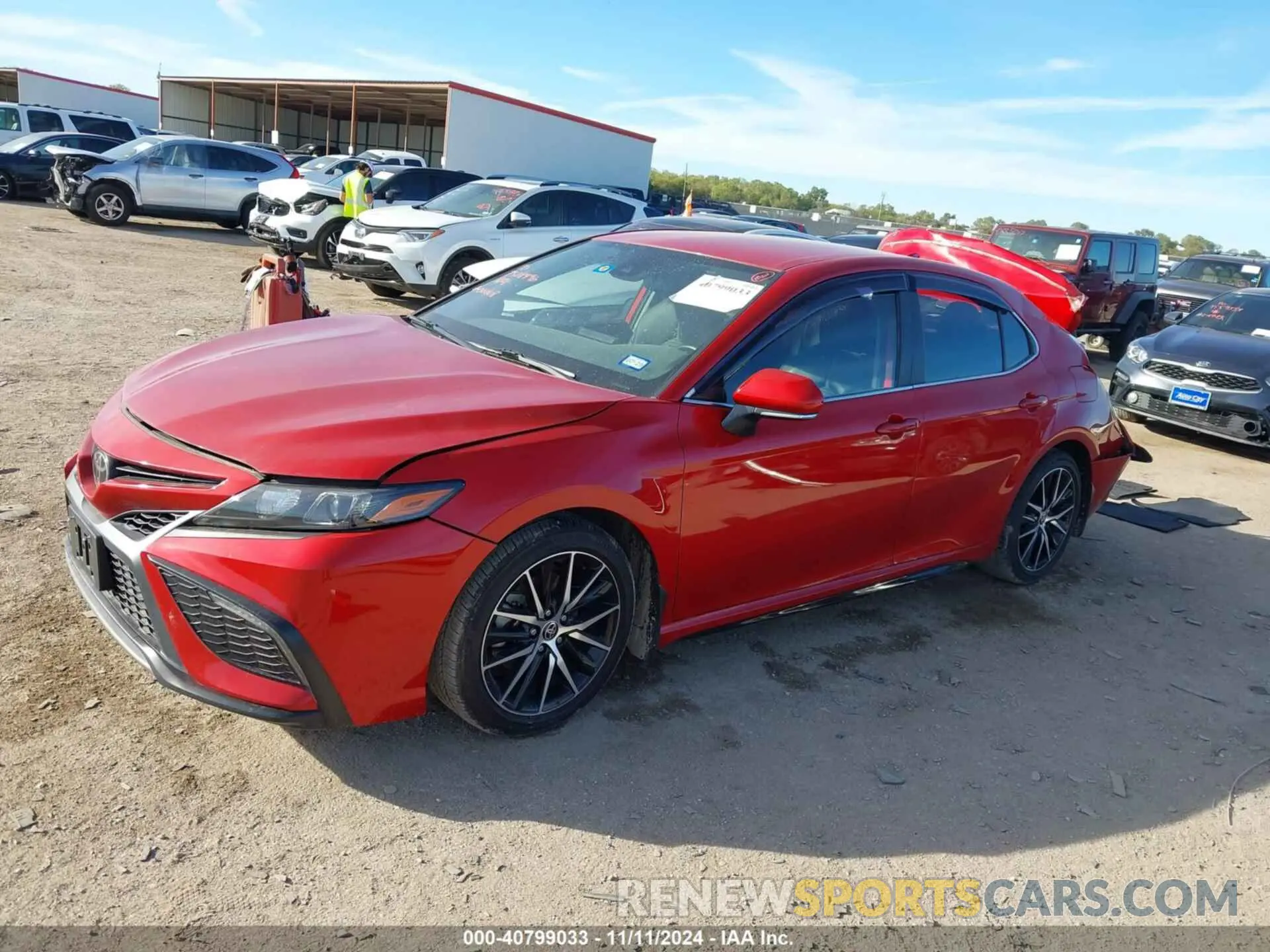 2 Photograph of a damaged car 4T1T11AK7NU011668 TOYOTA CAMRY 2022