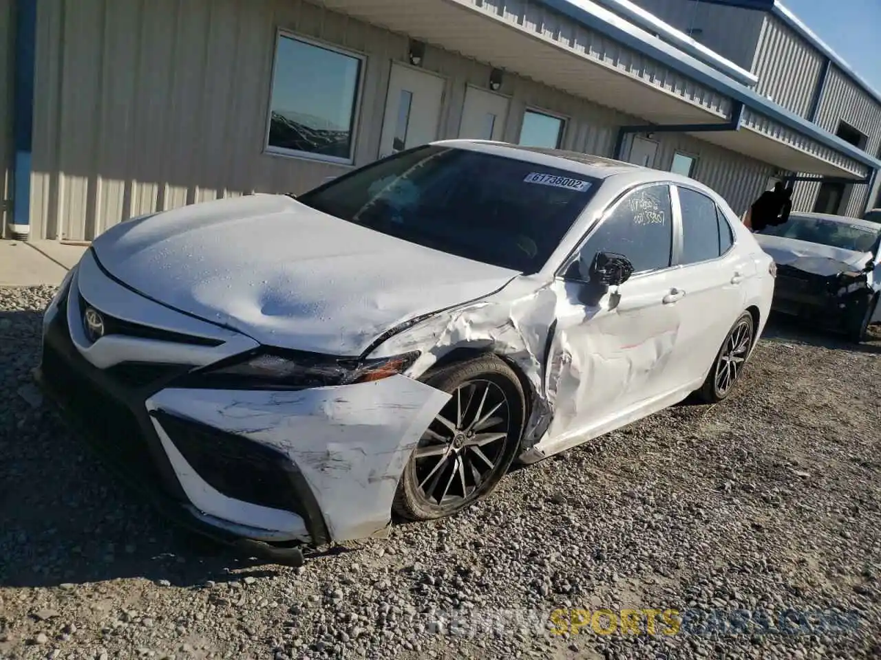 2 Photograph of a damaged car 4T1T11AK8NU624088 TOYOTA CAMRY 2022