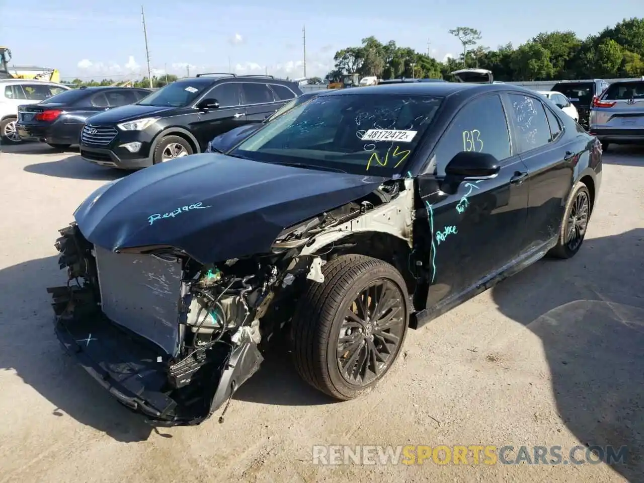 2 Photograph of a damaged car 4T1T11AK9NU038872 TOYOTA CAMRY 2022