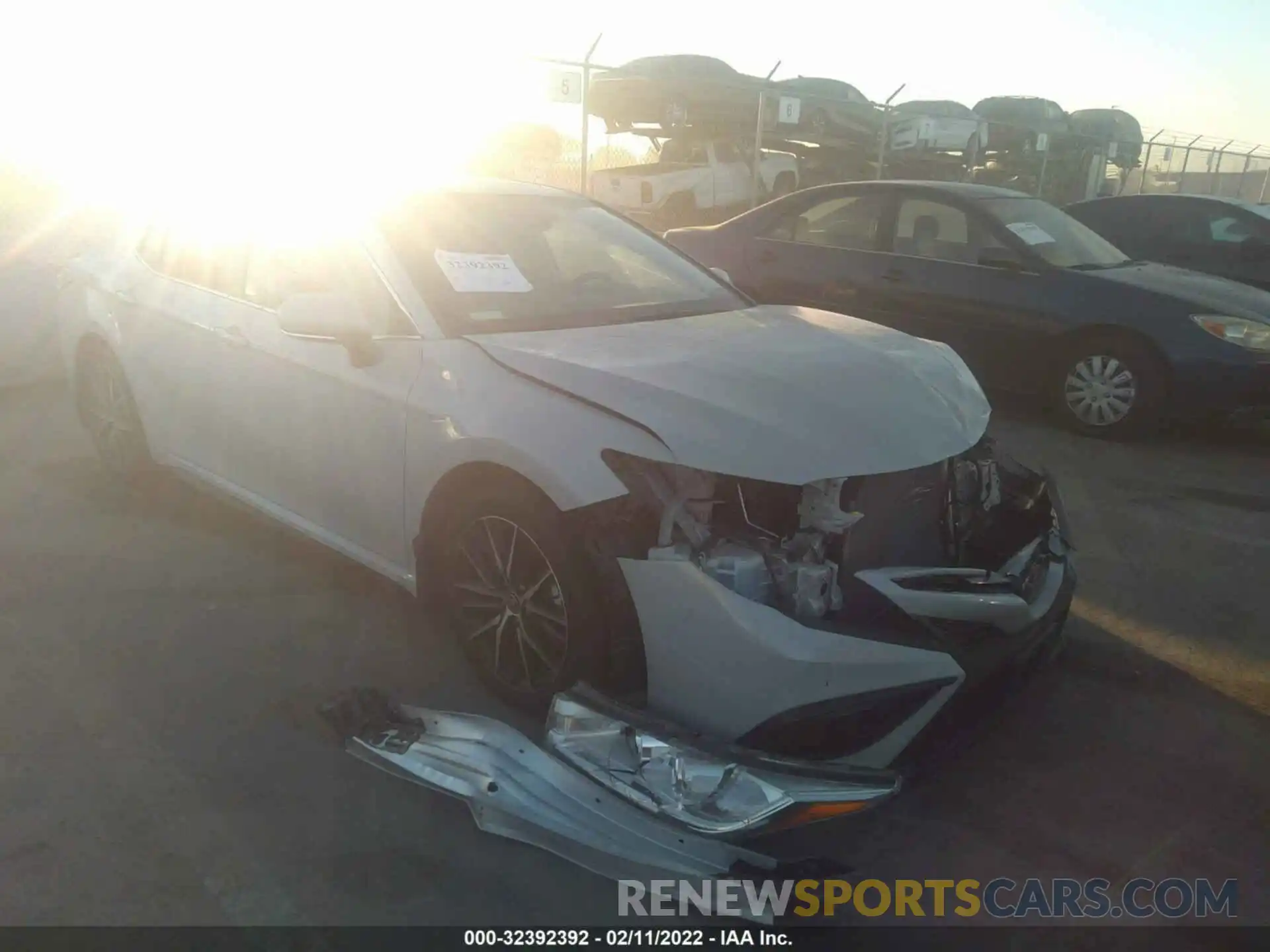 1 Photograph of a damaged car 4T1T11AK9NU498579 TOYOTA CAMRY 2022