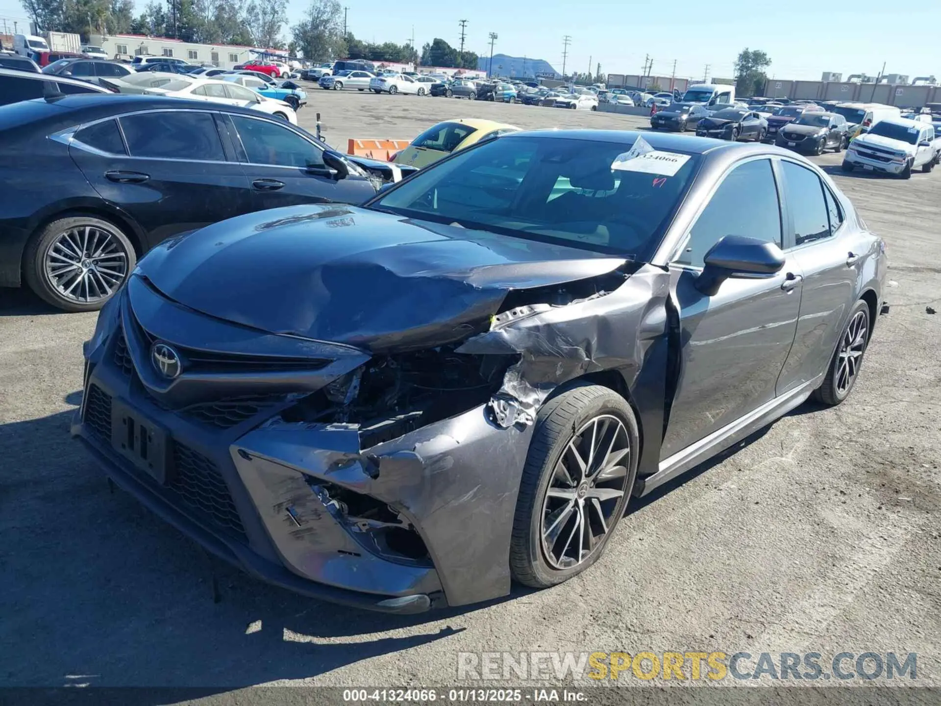 2 Photograph of a damaged car 4T1T11AK9NU709831 TOYOTA CAMRY 2022