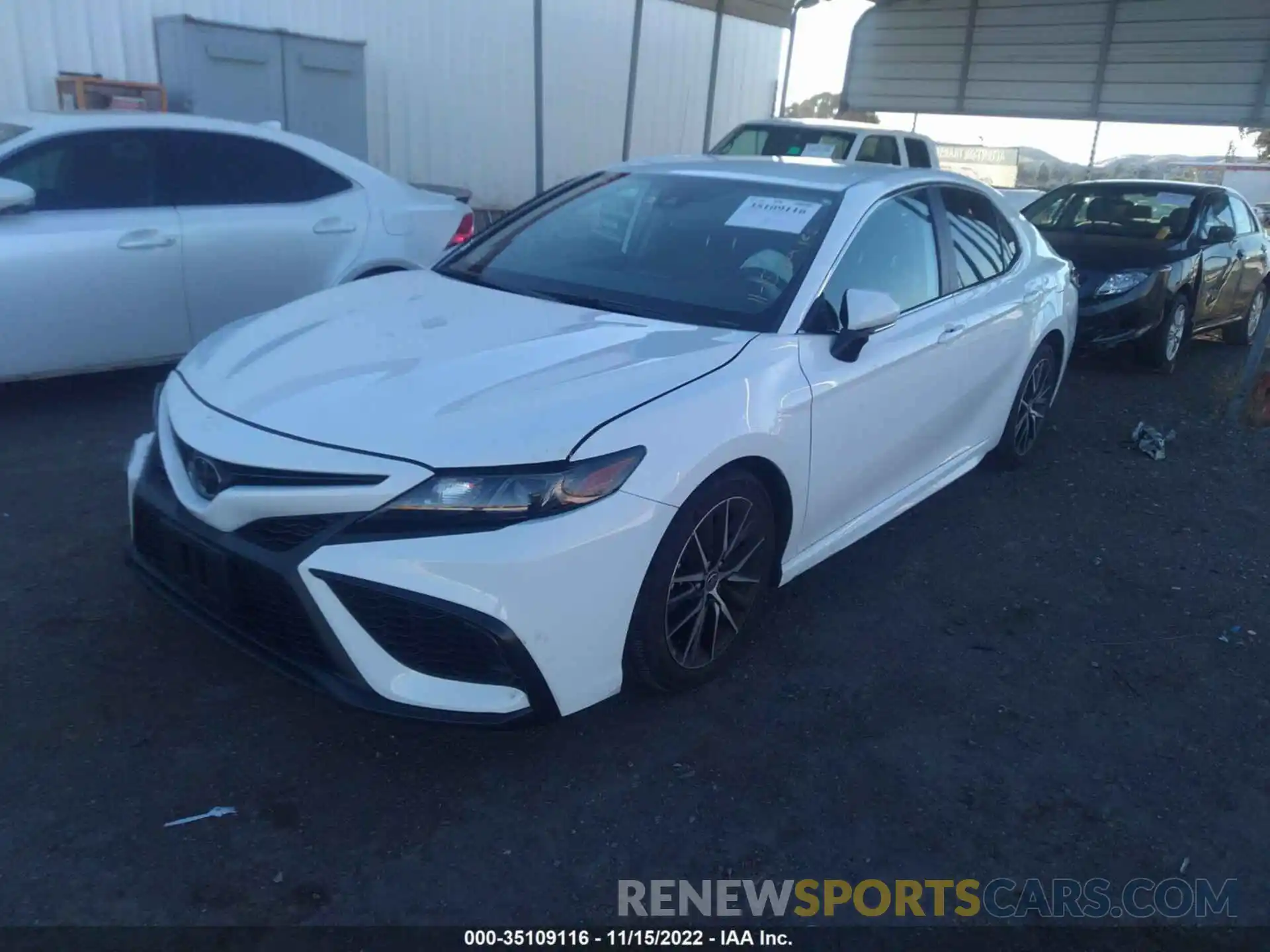 2 Photograph of a damaged car 4T1T11AKXNU008103 TOYOTA CAMRY 2022