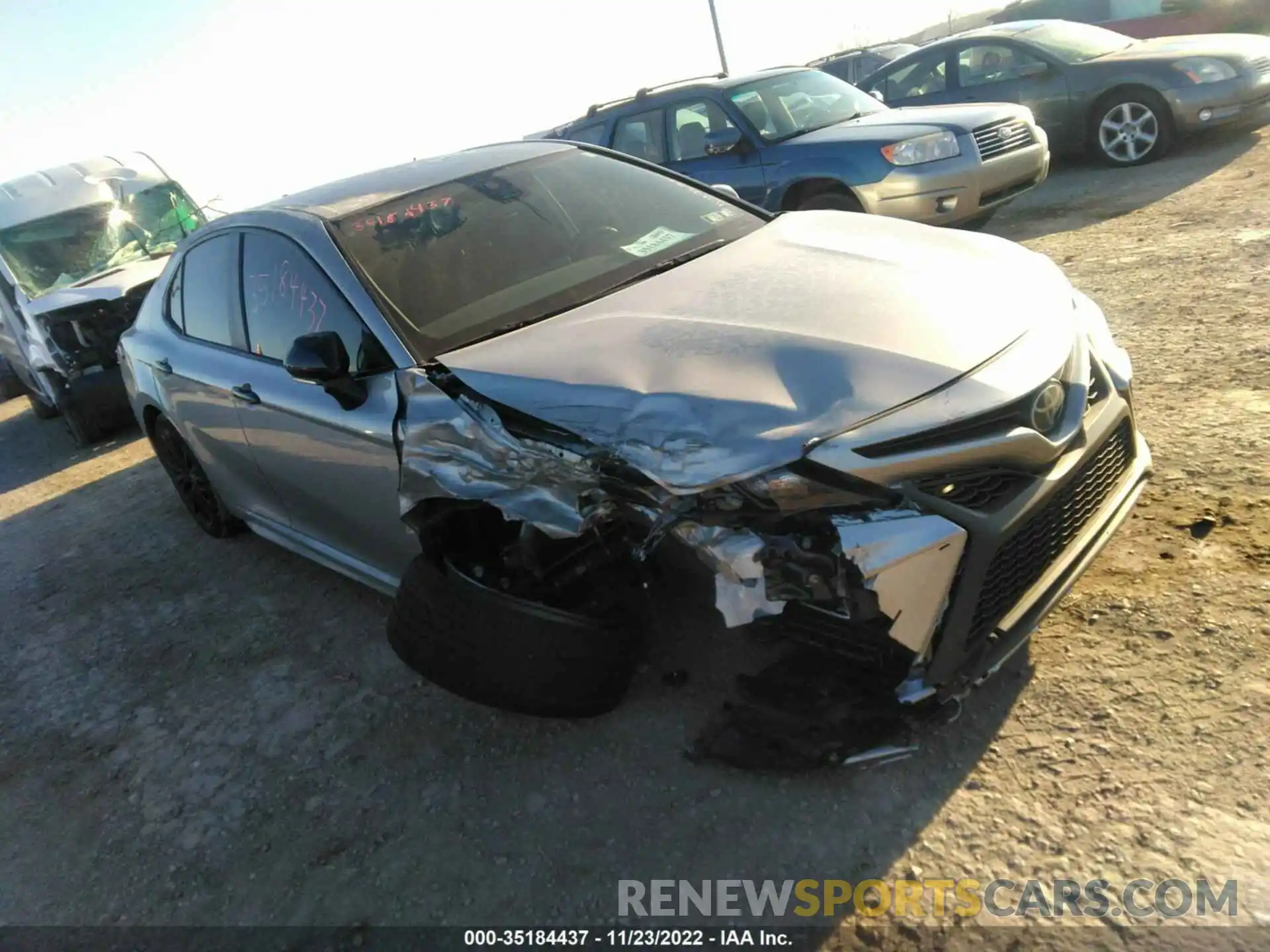 1 Photograph of a damaged car 4T1T11BK1NU057009 TOYOTA CAMRY 2022