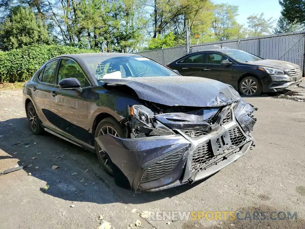 1 Photograph of a damaged car 4T1T11BK9NU047859 TOYOTA CAMRY 2022