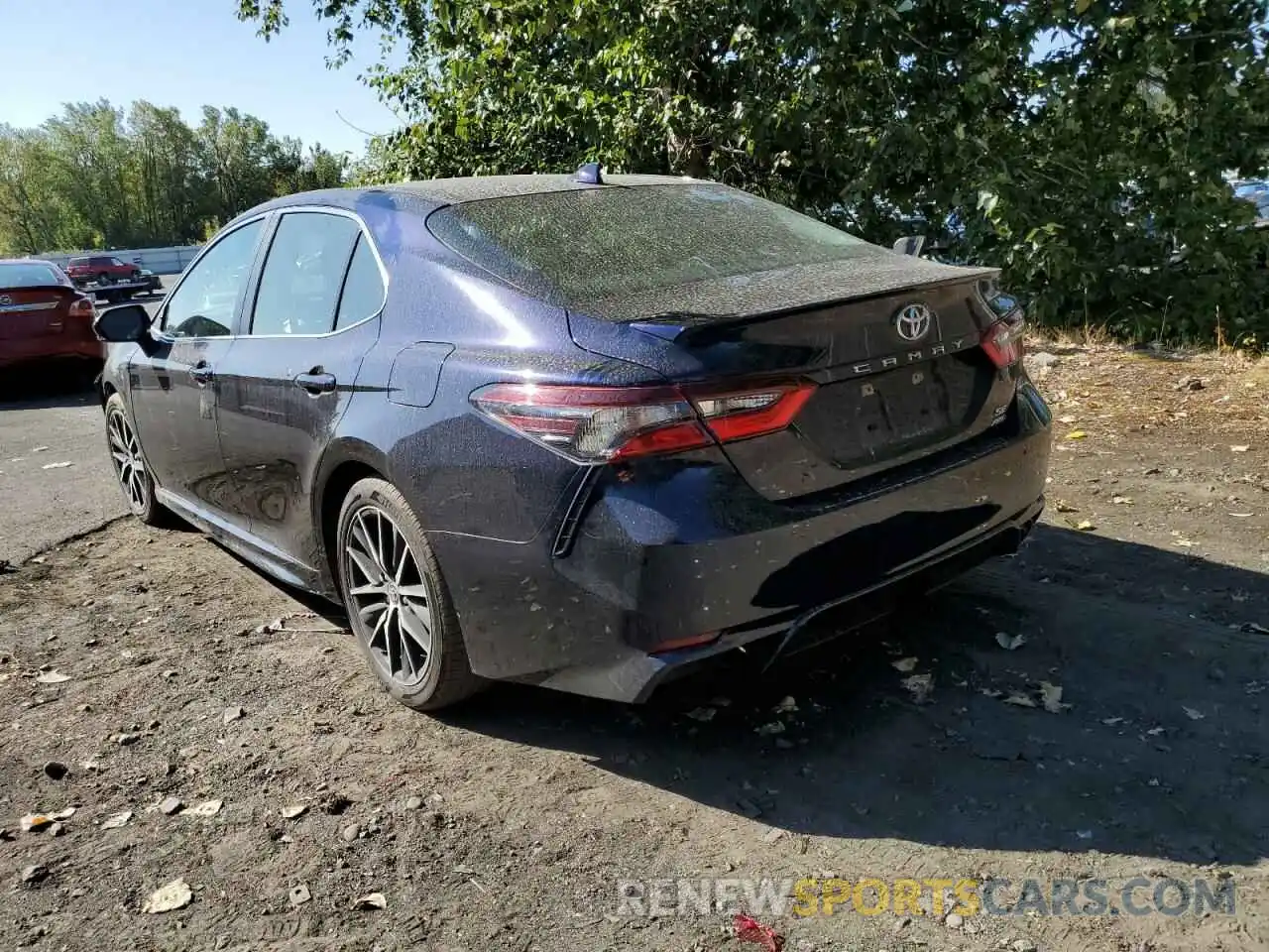 3 Photograph of a damaged car 4T1T11BK9NU047859 TOYOTA CAMRY 2022