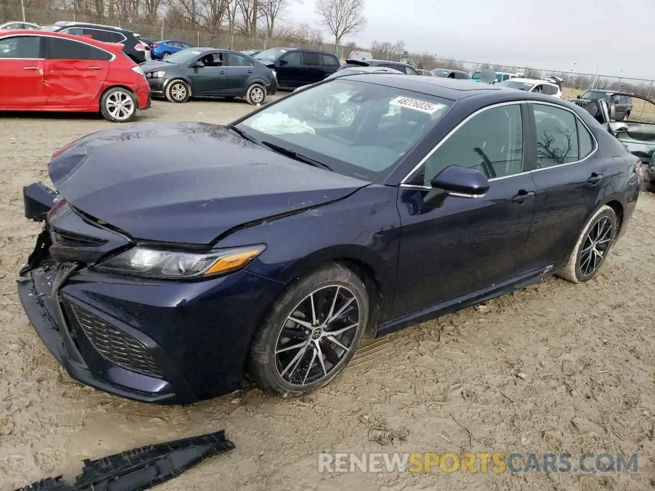 1 Photograph of a damaged car 4T1T11BK9NU060367 TOYOTA CAMRY 2022