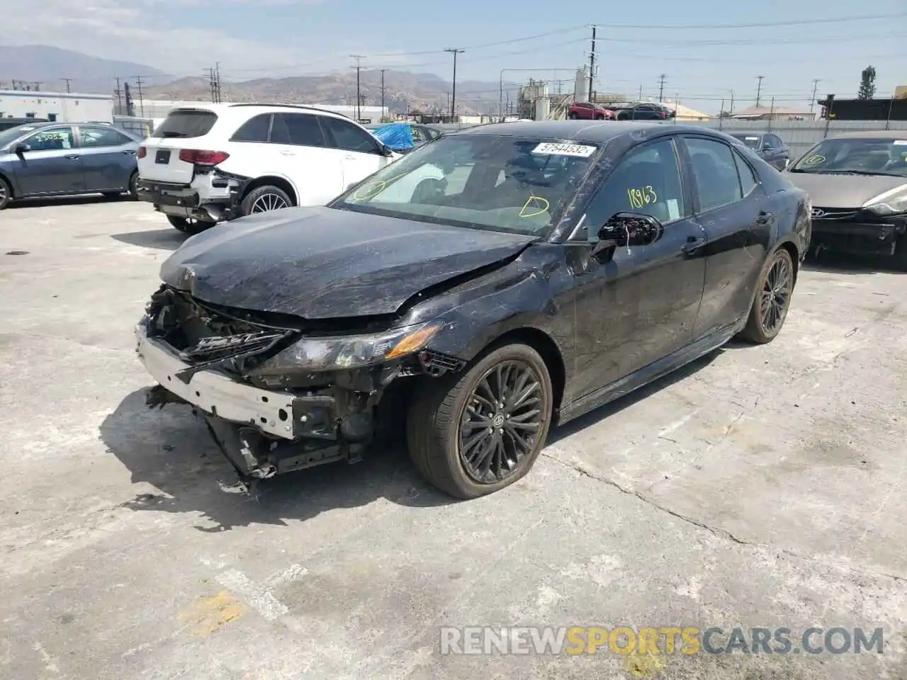 2 Photograph of a damaged car 4T1T31AK7NU035088 TOYOTA CAMRY 2022