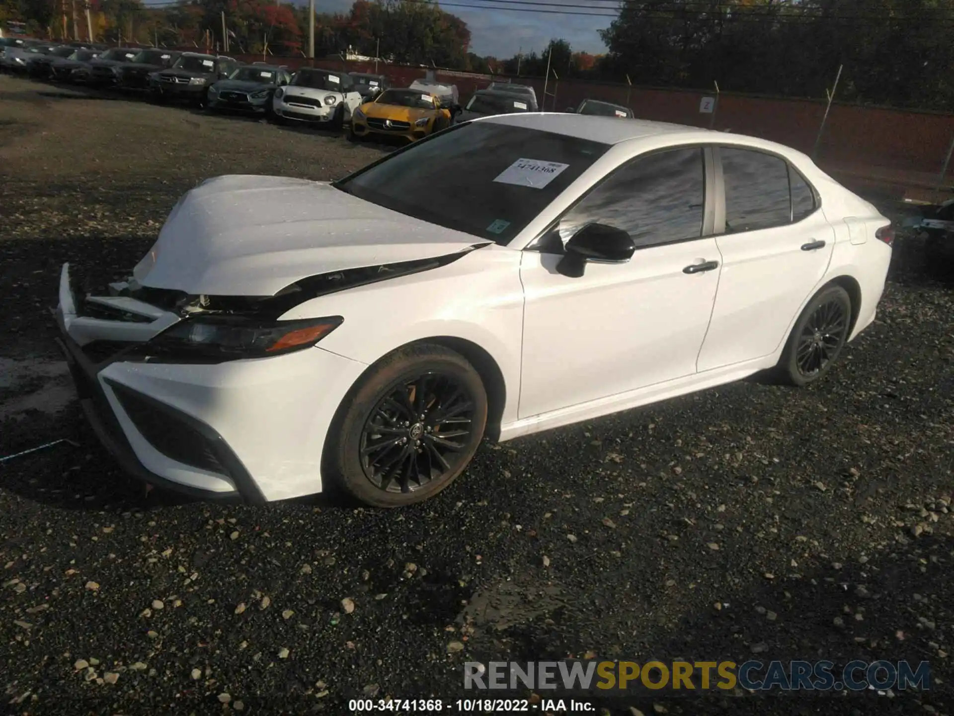 2 Photograph of a damaged car 4T1T31AK7NU035284 TOYOTA CAMRY 2022