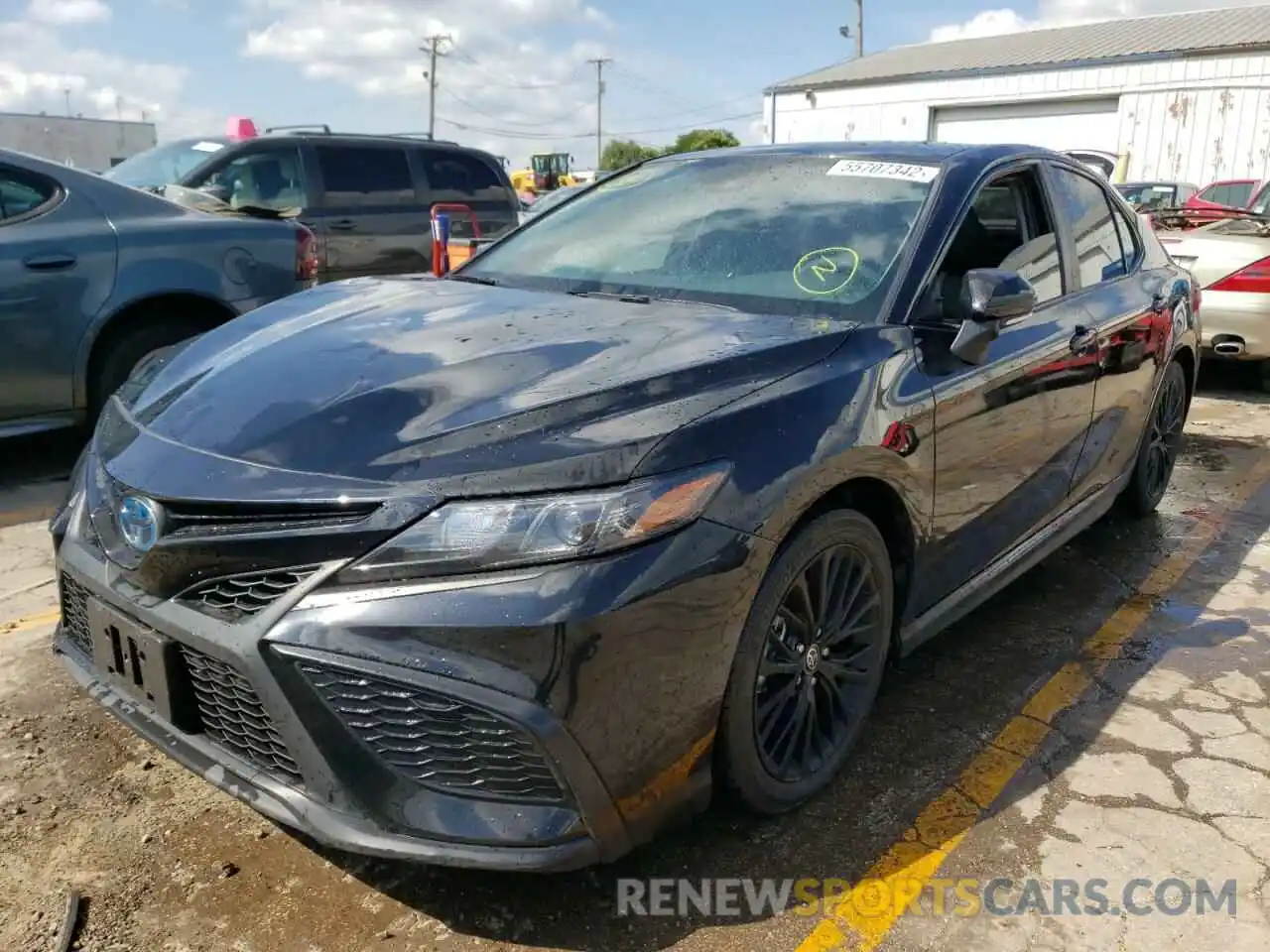 2 Photograph of a damaged car 4T1T31AK7NU036192 TOYOTA CAMRY 2022