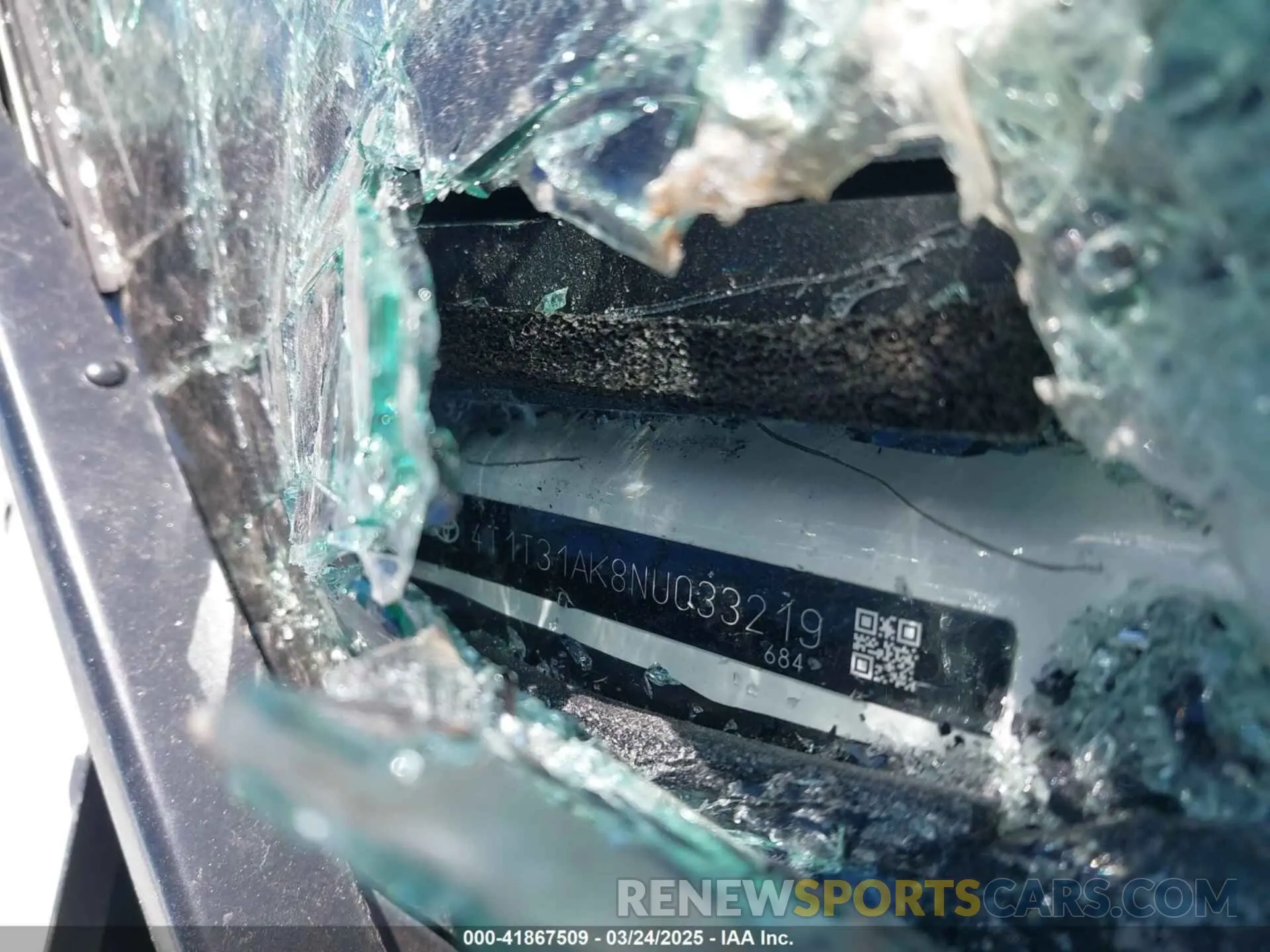 9 Photograph of a damaged car 4T1T31AK8NU033219 TOYOTA CAMRY 2022