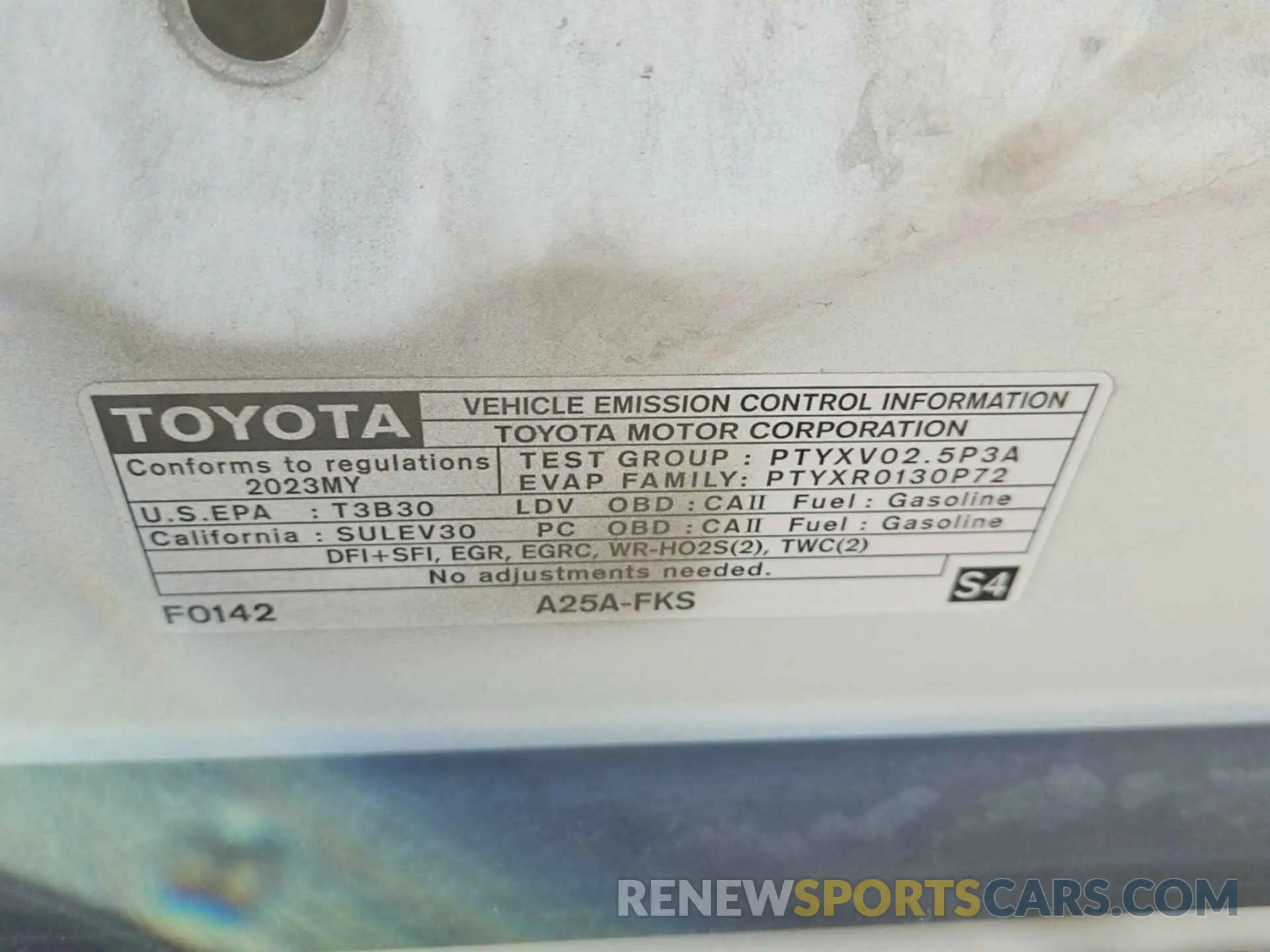 7 Photograph of a damaged car 4T1C11AK0PU105328 TOYOTA CAMRY 2023