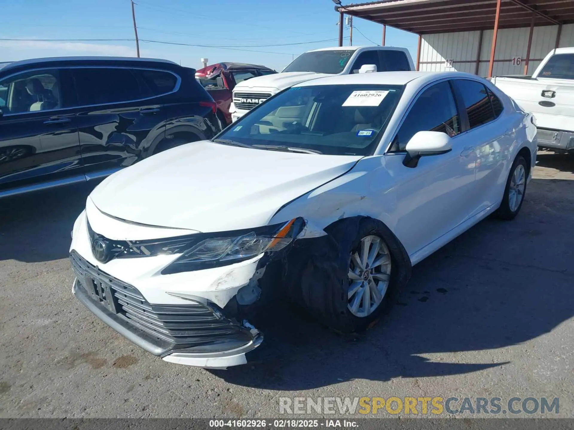 2 Photograph of a damaged car 4T1C11AK4PU723493 TOYOTA CAMRY 2023
