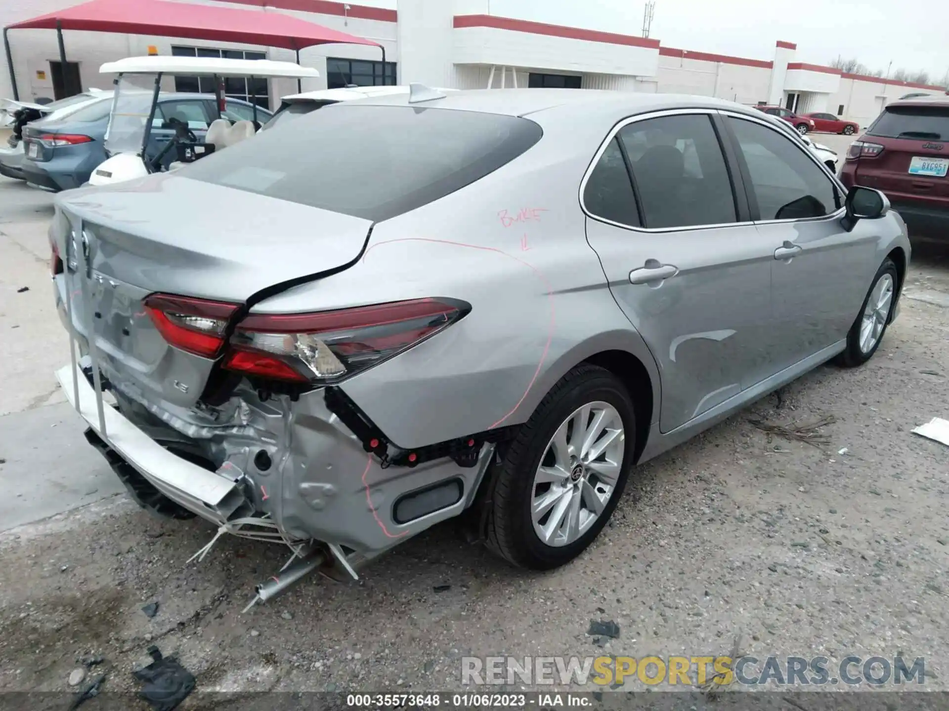 4 Photograph of a damaged car 4T1C11AK5PU117720 TOYOTA CAMRY 2023