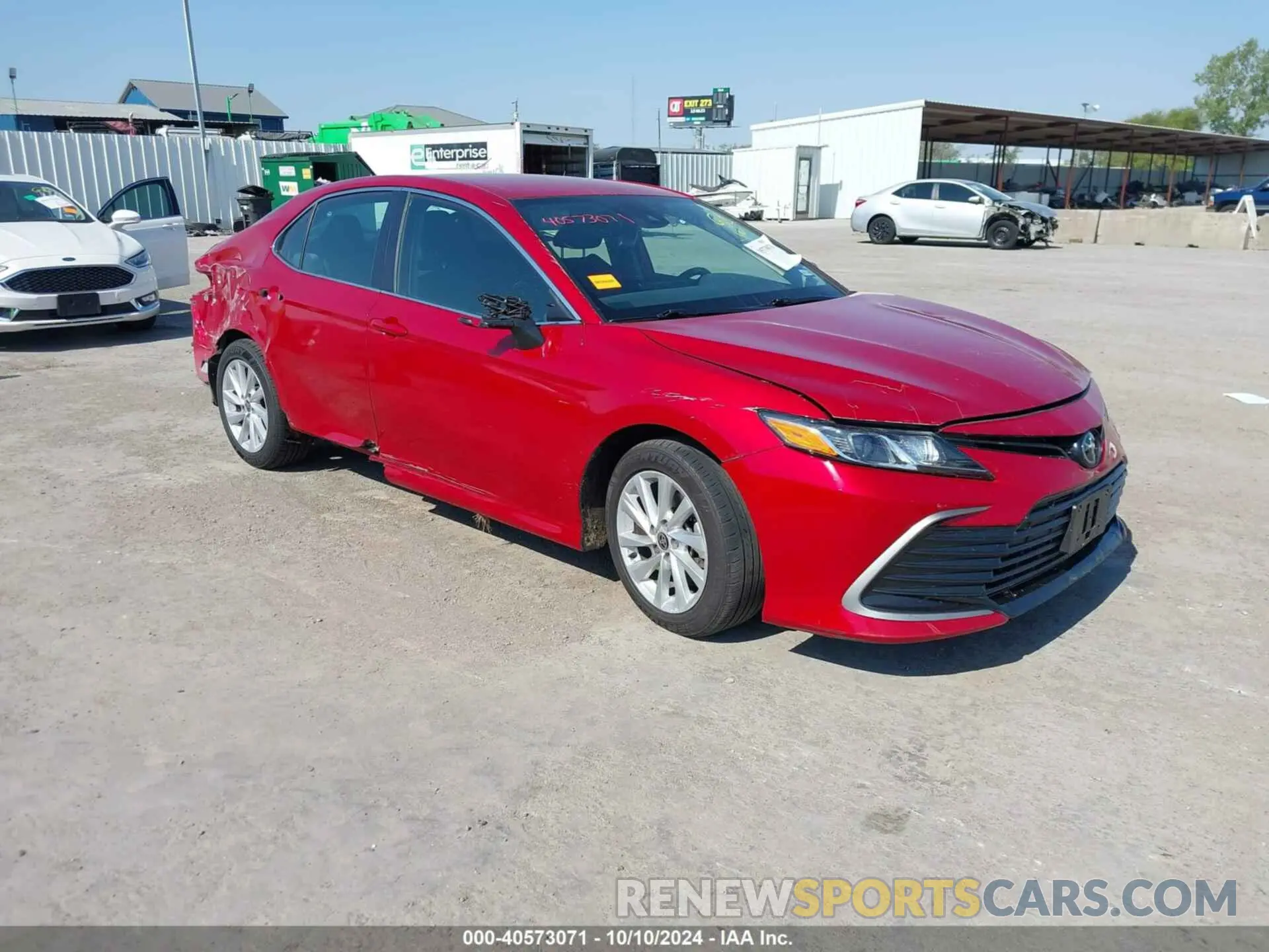 1 Photograph of a damaged car 4T1C11AK7PU092965 TOYOTA CAMRY 2023