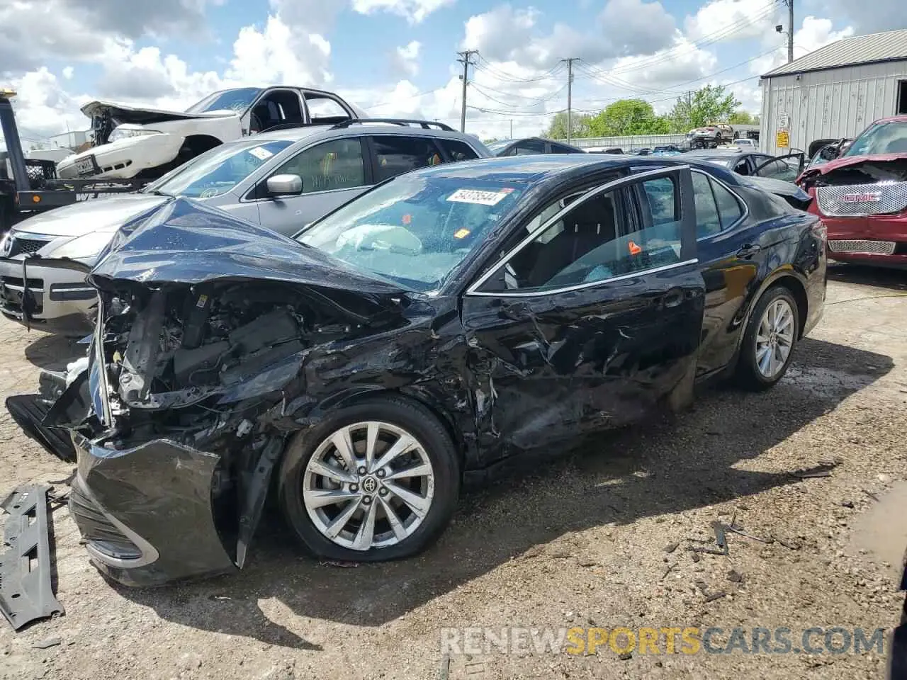 1 Photograph of a damaged car 4T1C11AK8PU128906 TOYOTA CAMRY 2023