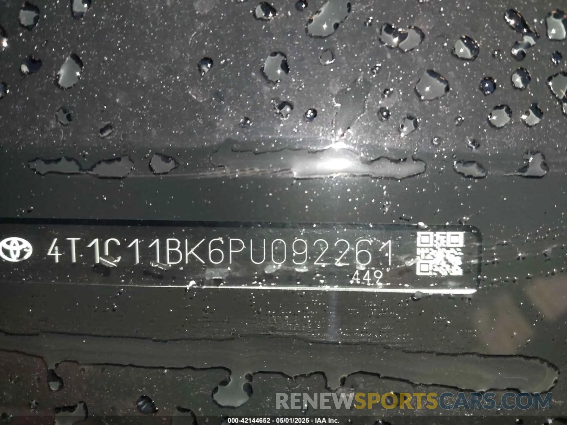 9 Photograph of a damaged car 4T1C11BK6PU092261 TOYOTA CAMRY 2023