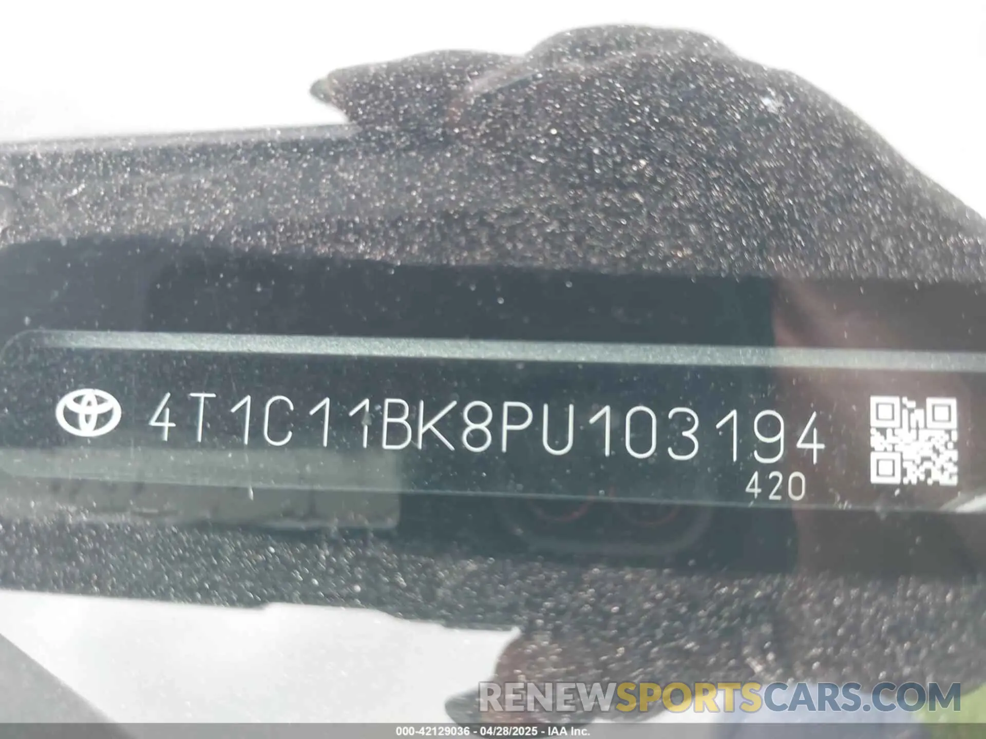 9 Photograph of a damaged car 4T1C11BK8PU103194 TOYOTA CAMRY 2023