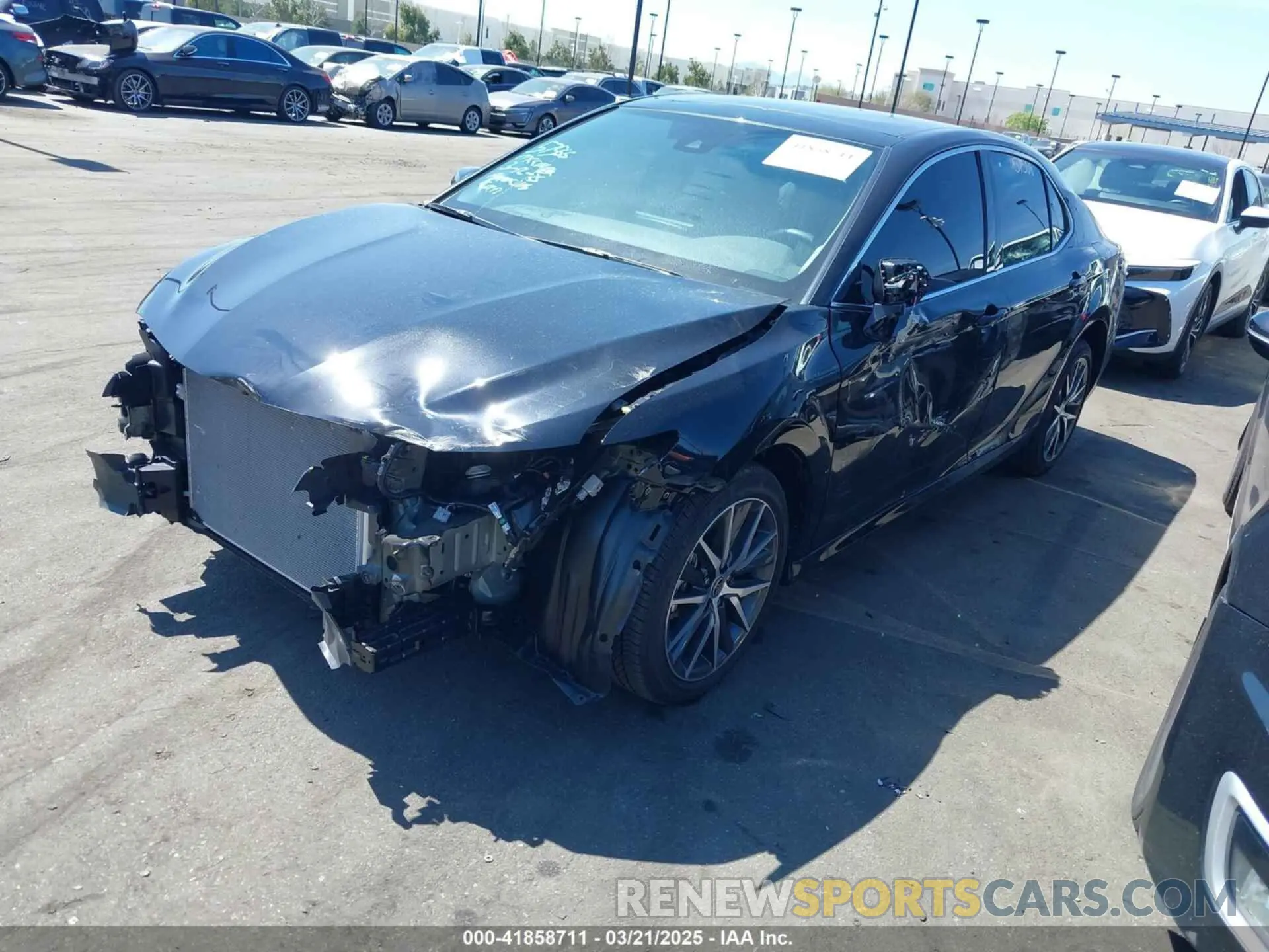 2 Photograph of a damaged car 4T1F11AK1PU181802 TOYOTA CAMRY 2023