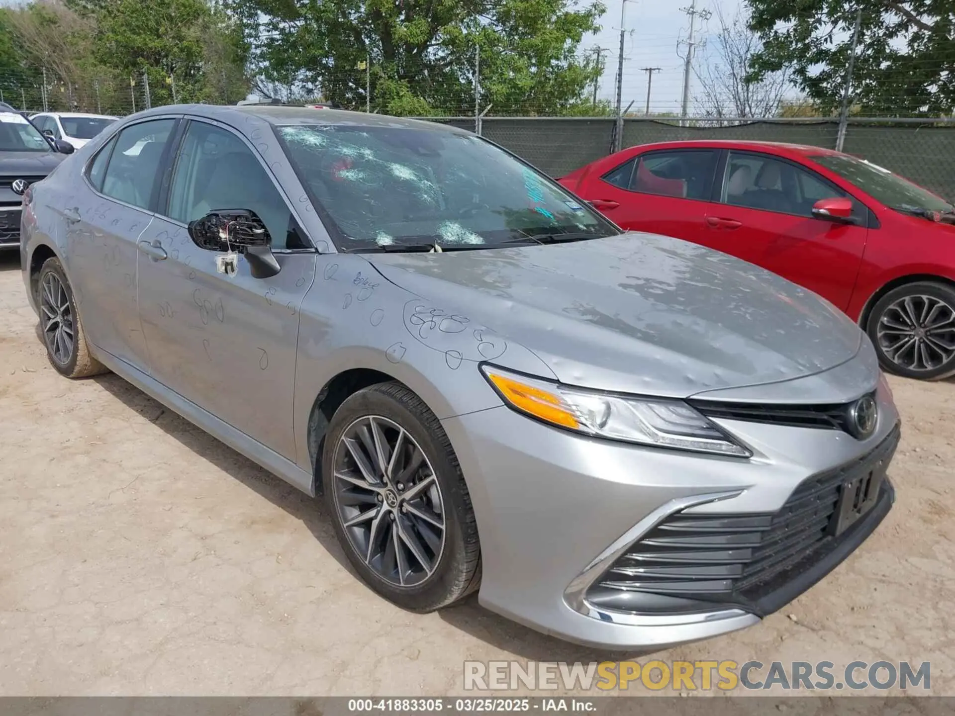 1 Photograph of a damaged car 4T1F11AK1PU817988 TOYOTA CAMRY 2023