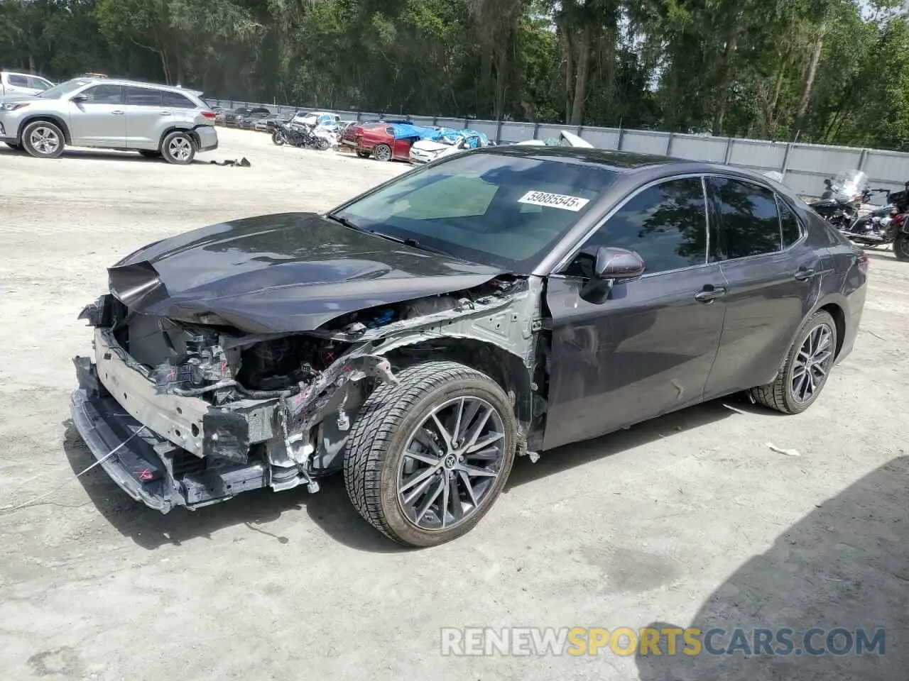 1 Photograph of a damaged car 4T1F11AK6PU723749 TOYOTA CAMRY 2023