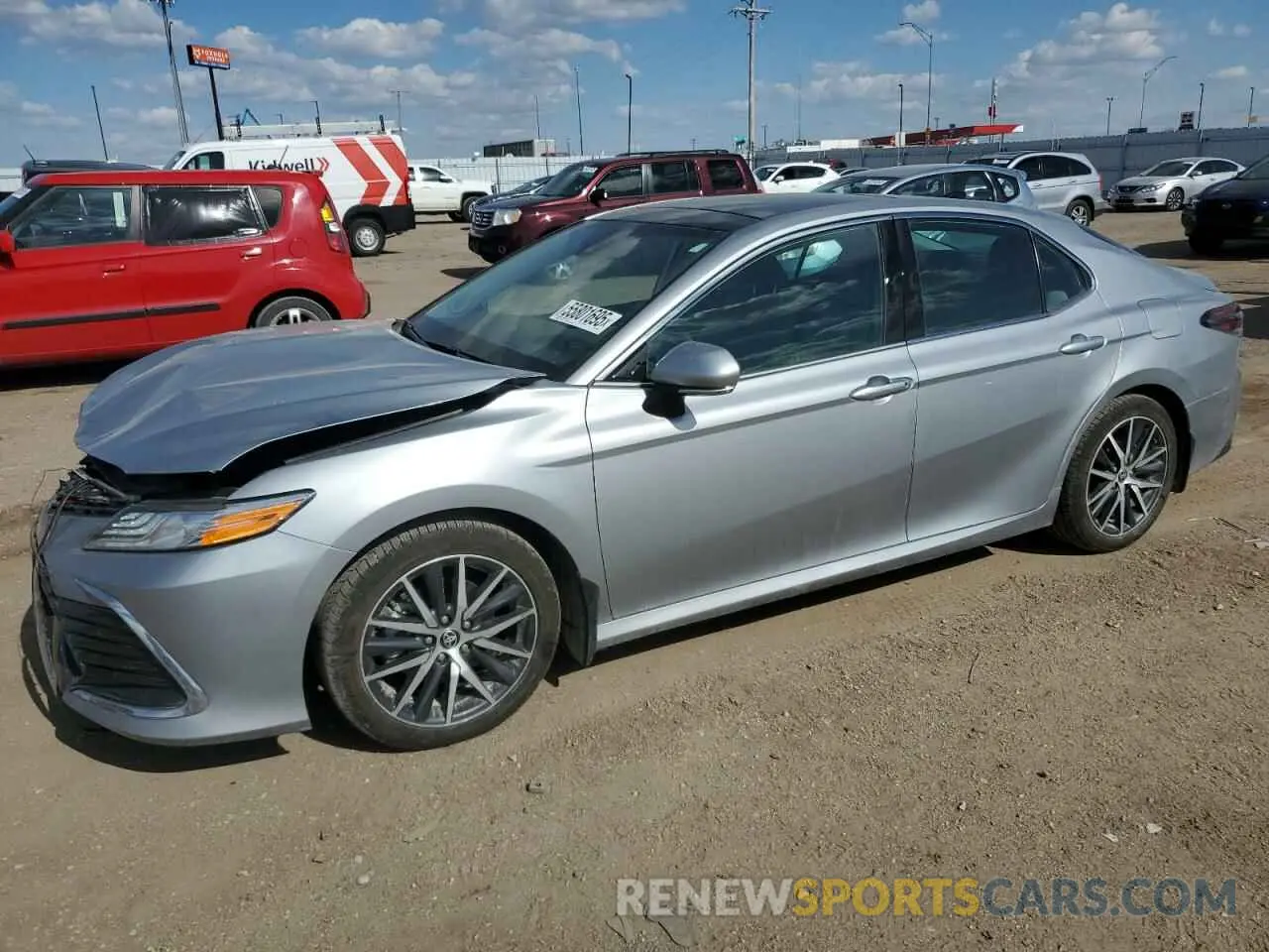 1 Photograph of a damaged car 4T1F11BK5PU108009 TOYOTA CAMRY 2023