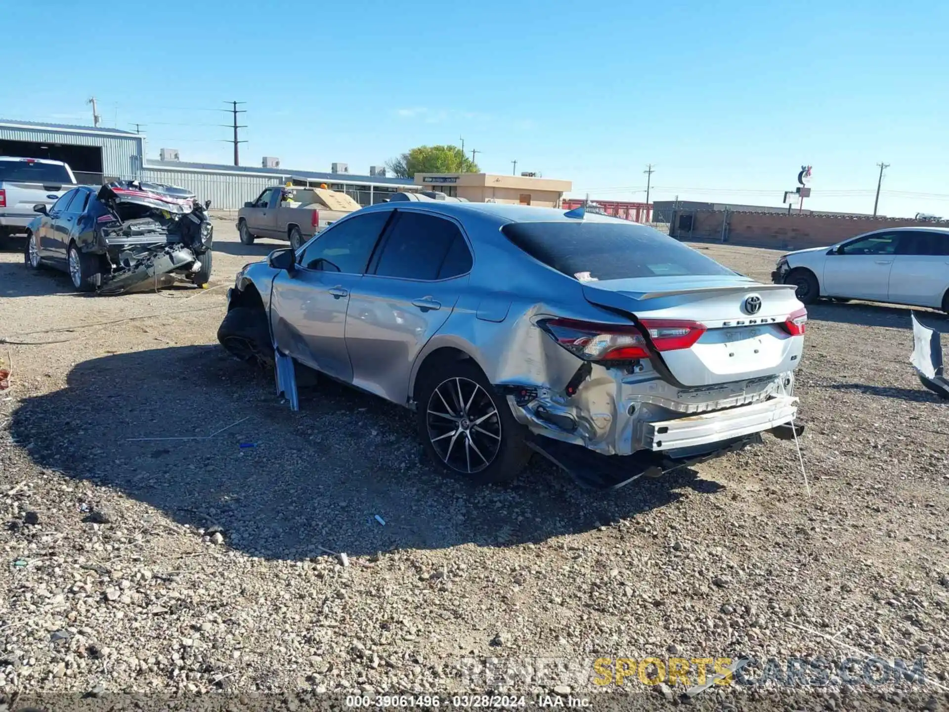 3 Photograph of a damaged car 4T1G11AK0PU743855 TOYOTA CAMRY 2023