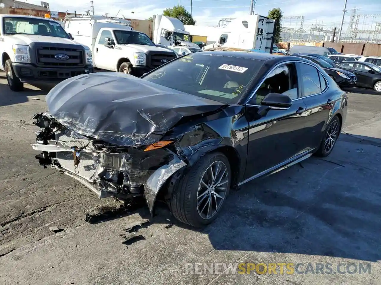 2 Photograph of a damaged car 4T1G11AK1PU719791 TOYOTA CAMRY 2023