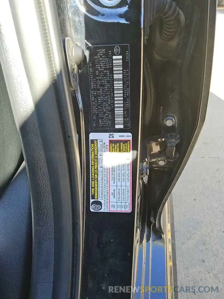 12 Photograph of a damaged car 4T1G11AK1PU737045 TOYOTA CAMRY 2023