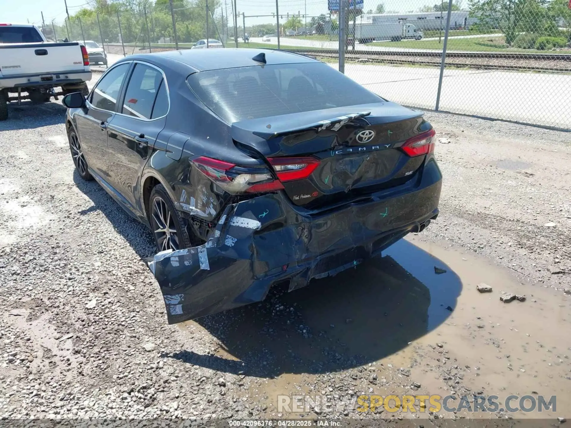 3 Photograph of a damaged car 4T1G11AK2PU097573 TOYOTA CAMRY 2023