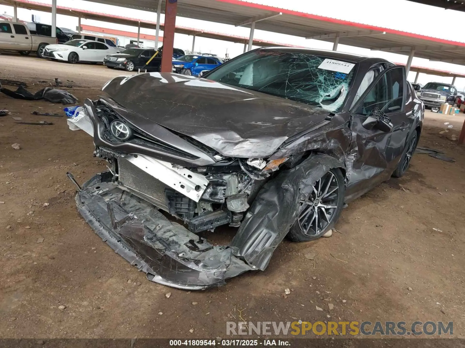2 Photograph of a damaged car 4T1G11AK3PU736771 TOYOTA CAMRY 2023