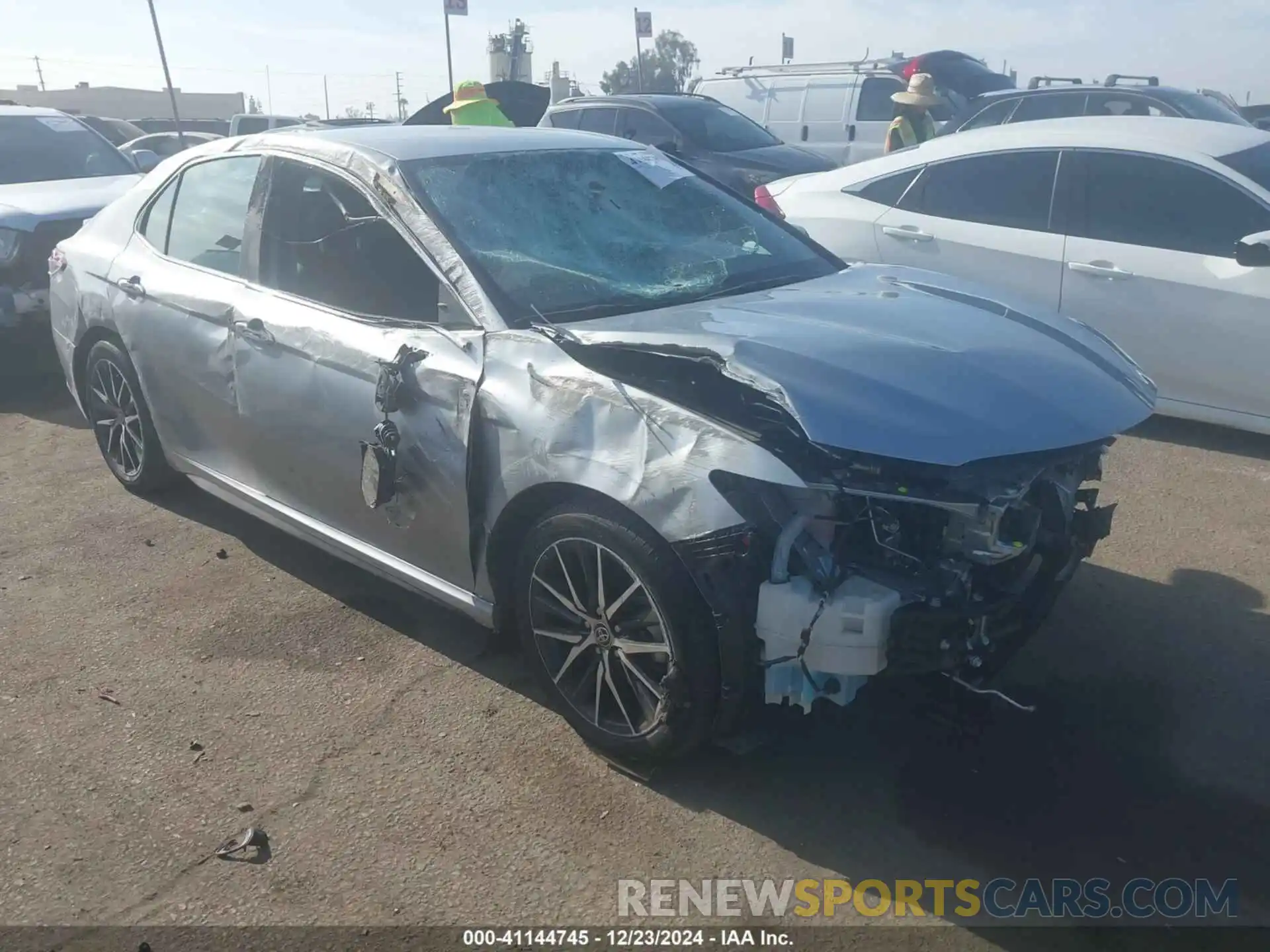 1 Photograph of a damaged car 4T1G11AK3PU738701 TOYOTA CAMRY 2023