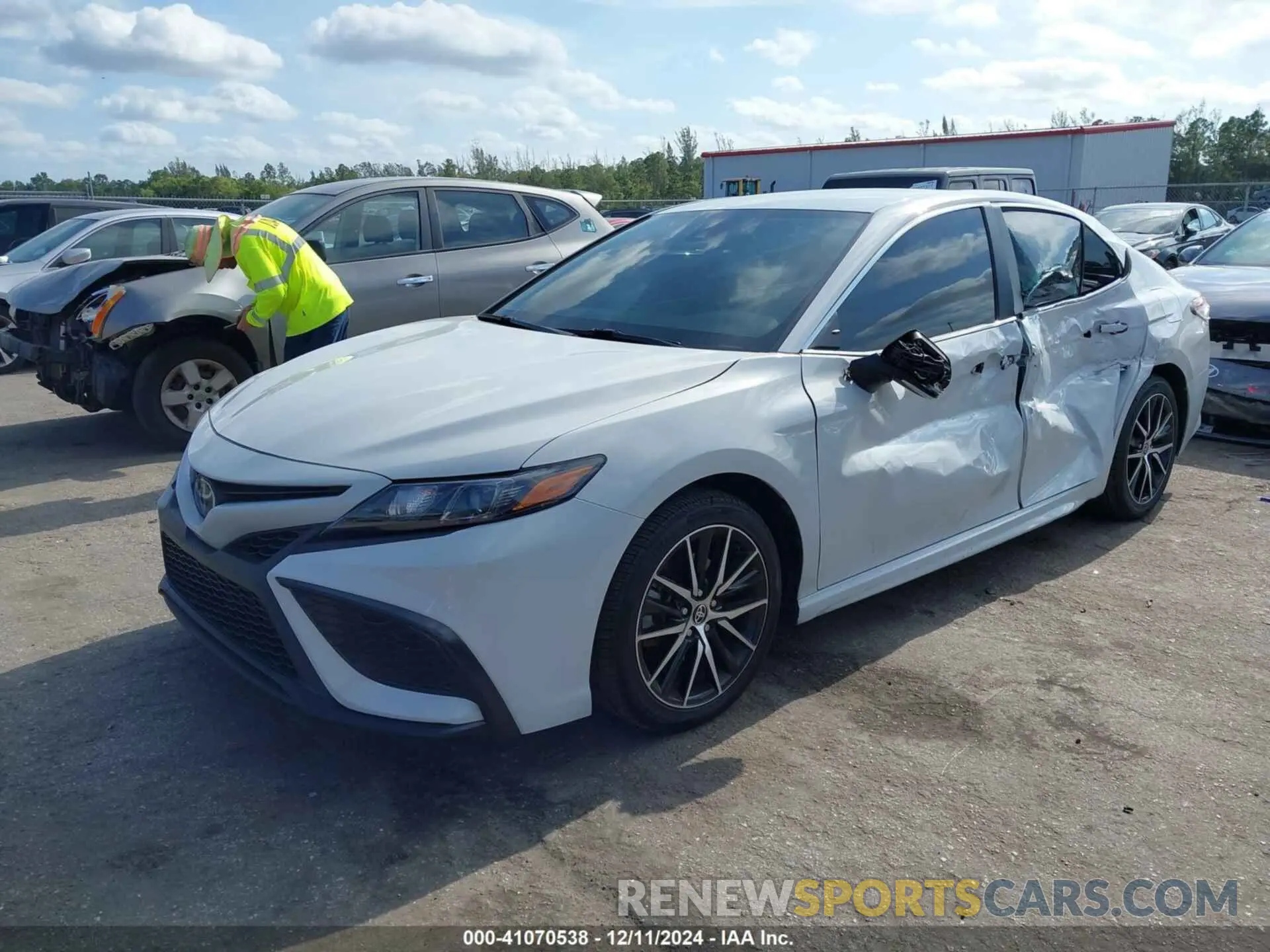 2 Photograph of a damaged car 4T1G11AK6PU123818 TOYOTA CAMRY 2023