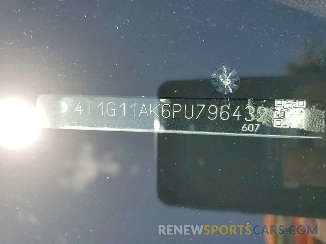 14 Photograph of a damaged car 4T1G11AK6PU796432 TOYOTA CAMRY 2023