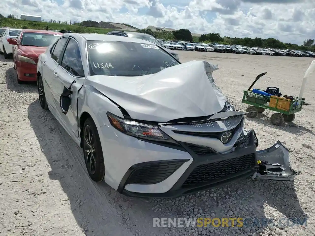 1 Photograph of a damaged car 4T1G11AK8PU083452 TOYOTA CAMRY 2023